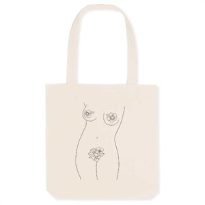 Lady body - light skin - tote